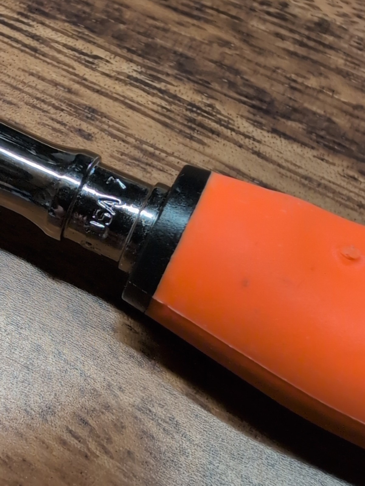 *New* Snap On FHC72MP INDEXING 3/8″ Head NEW STYLE ORANGE Soft Handle Ratchet