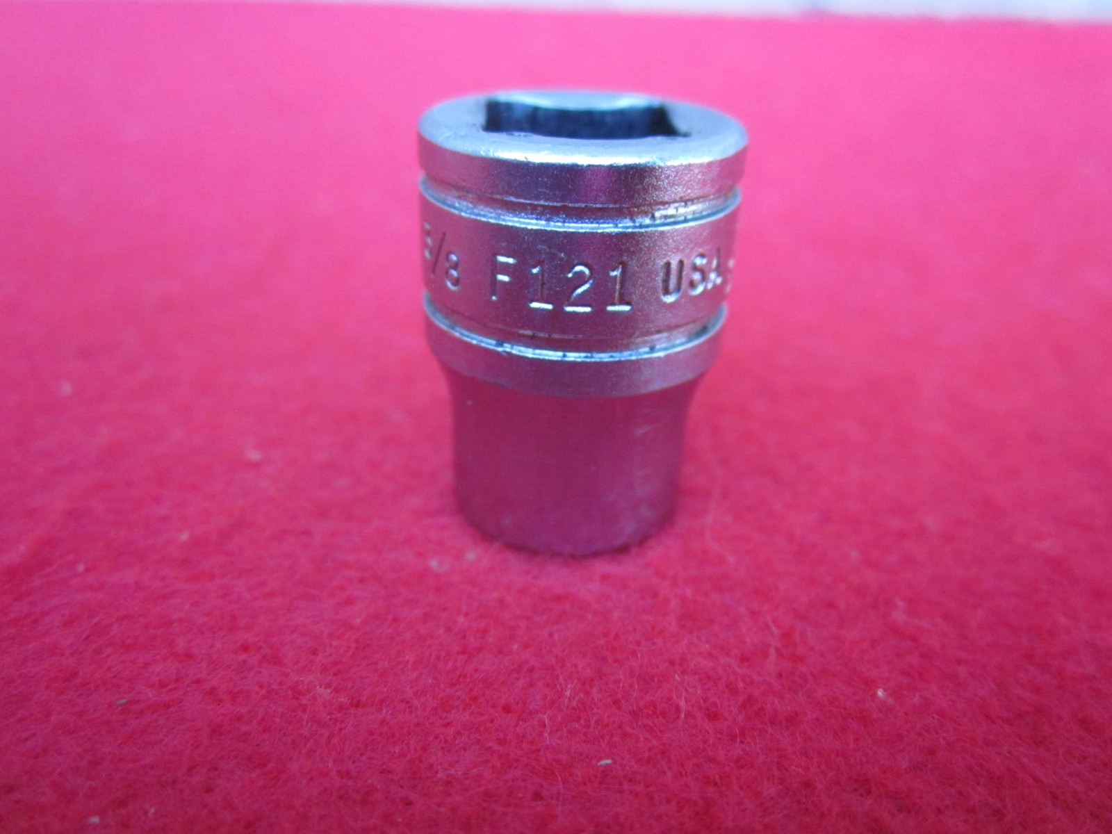 Snap On F121 3/8″ Drive 3/8″ 12PT SAE Shallow Chrome Socket