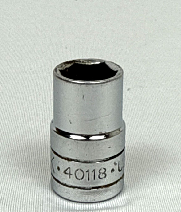 SK Hand Tools 40118 1/2″ Drive 9/16″ 6pt SAE Chrome Socket USA