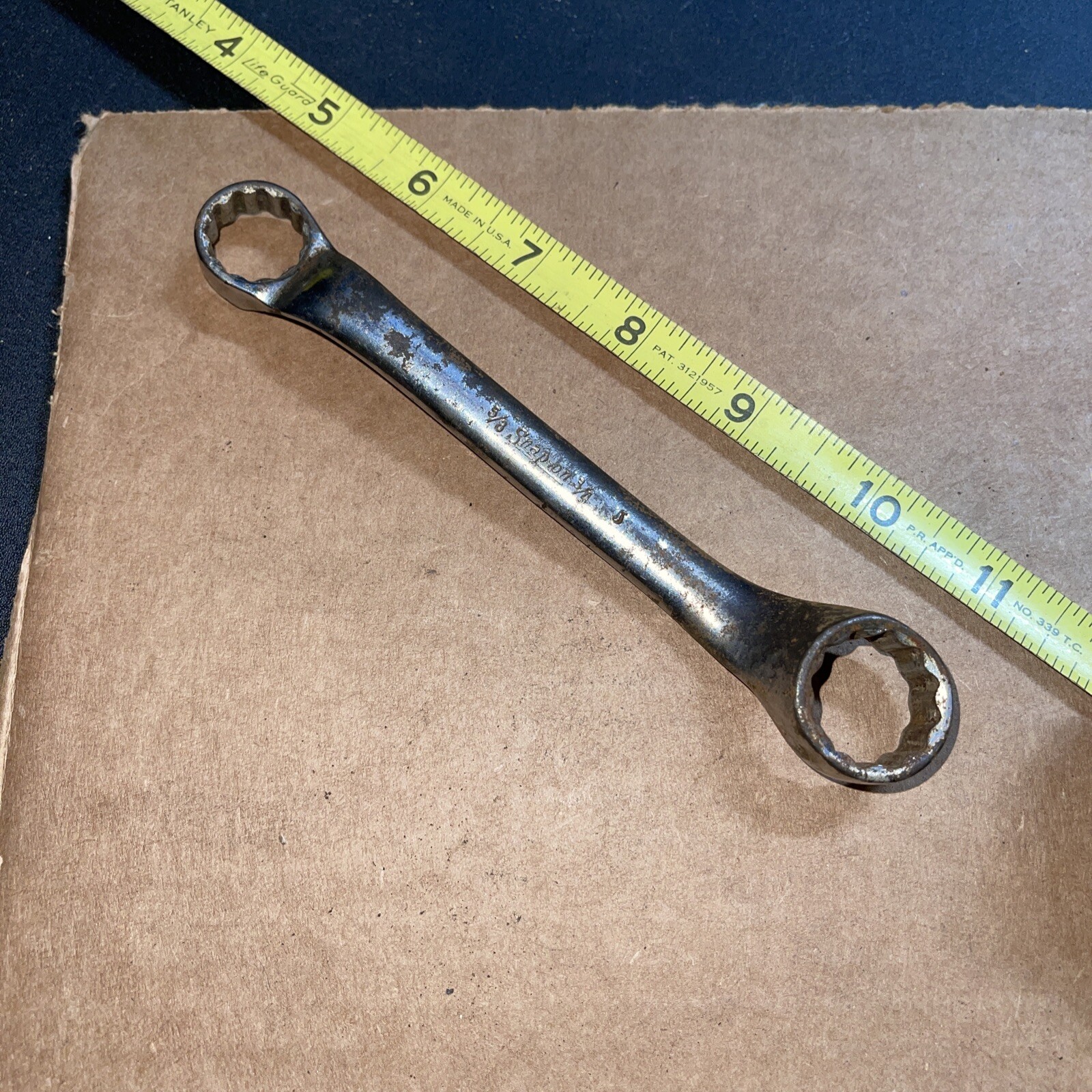 Snap on USA XS2024 5/8 In X 3/4 In 12 Point Double Box End Offset Wrench XS