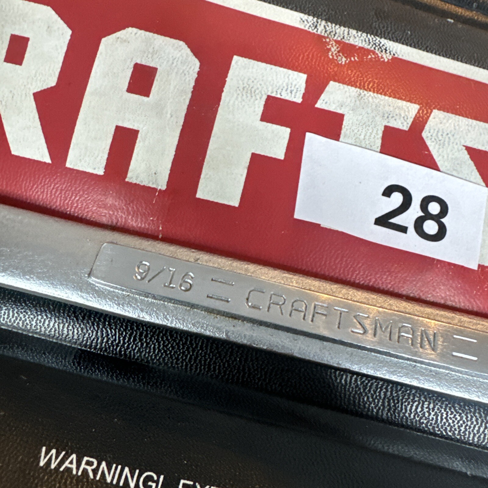 Craftsman 43924 -VV- 9/16in. x 5/8in. Double Box End Wrench USA 9/16″ x 5/8″