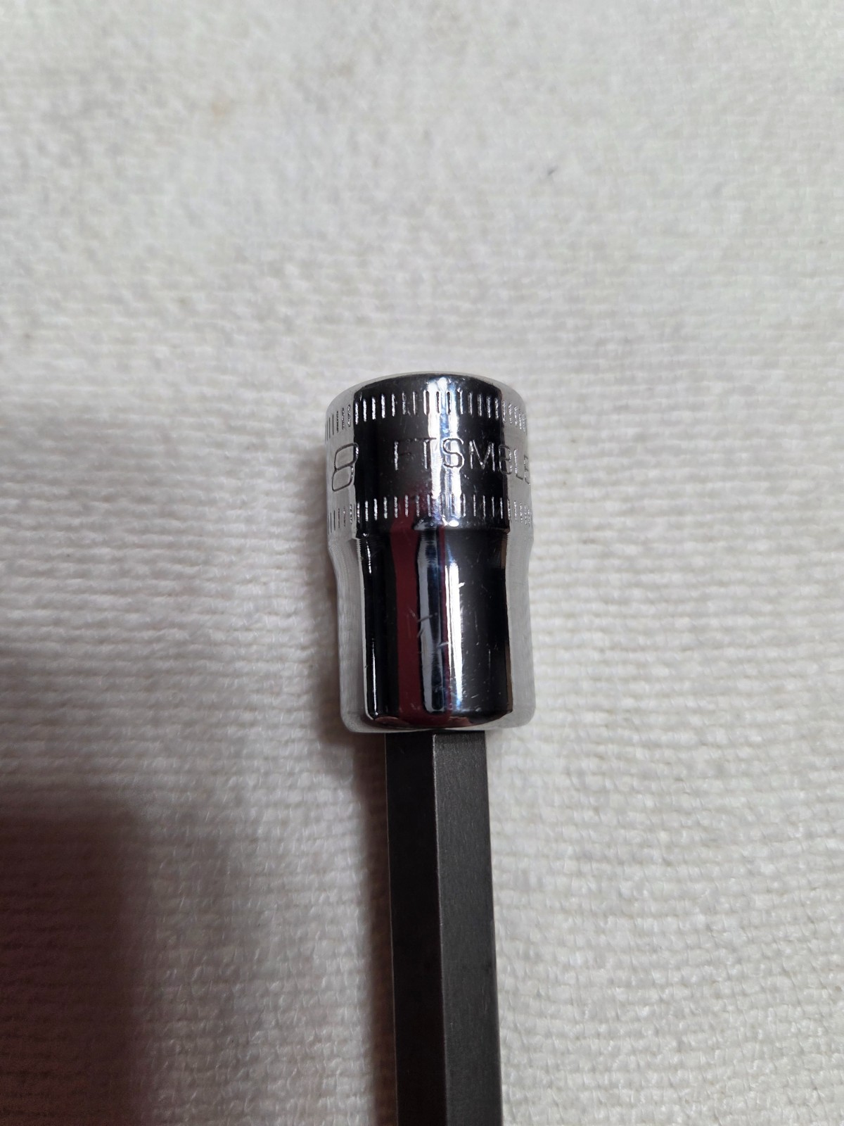 NEW Snap-On 3/8″ Dr Metric 8 mm Triple Square Hex Bit Long Socket Driver FTSM8LE