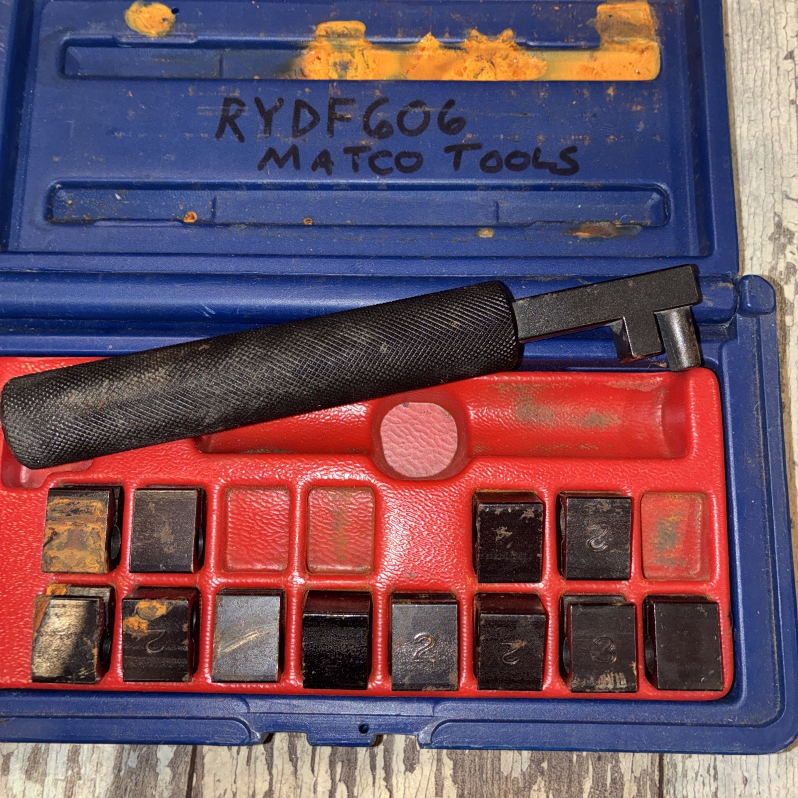 Matco RYDF606 Vintage Auto Body Work Metal Clamp Set Gmelin Moll German Rare!