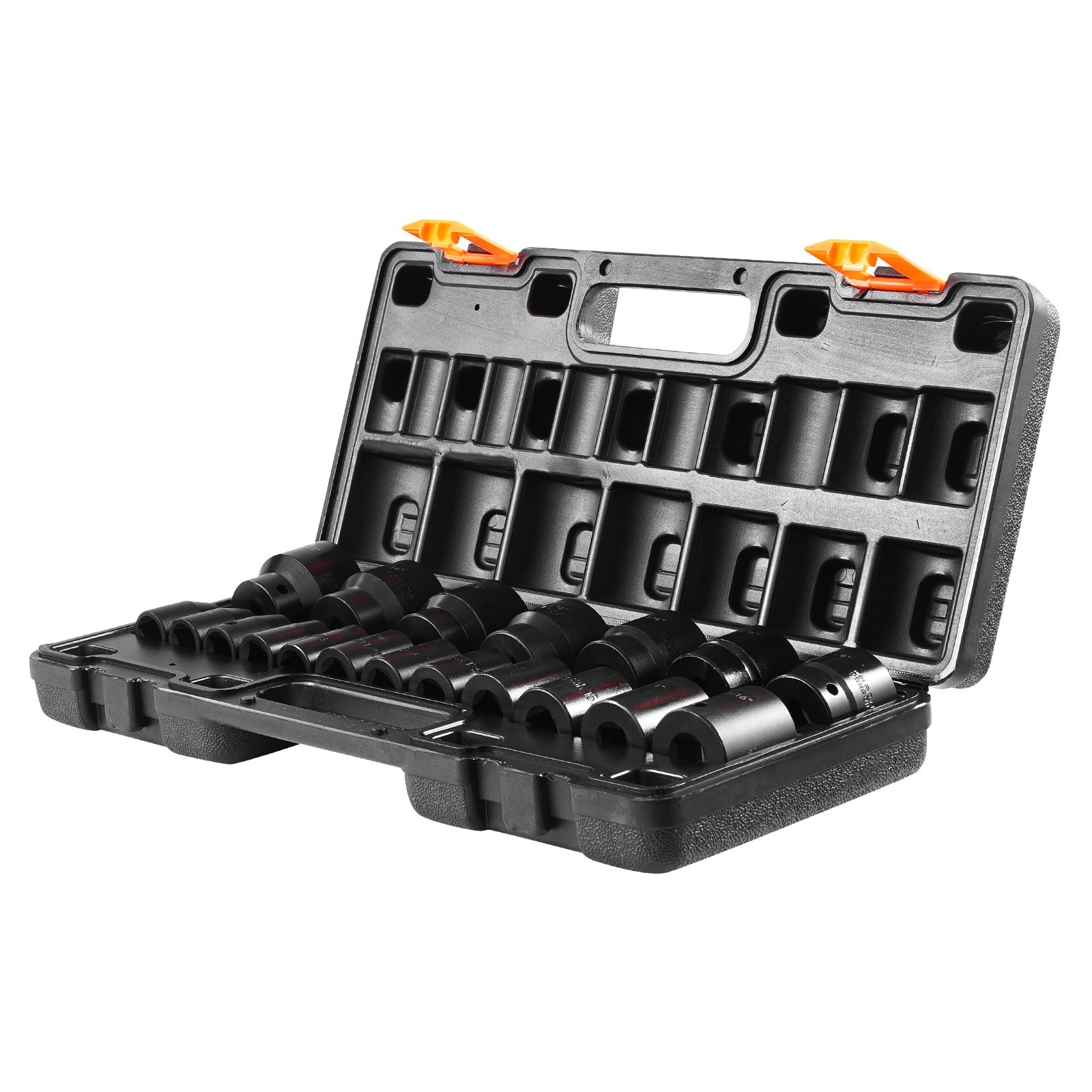 Impact Sockets Set 1/2 Inches 19 PCS 3/8» to 1-1/2» SAE 6-Point Extension Bar