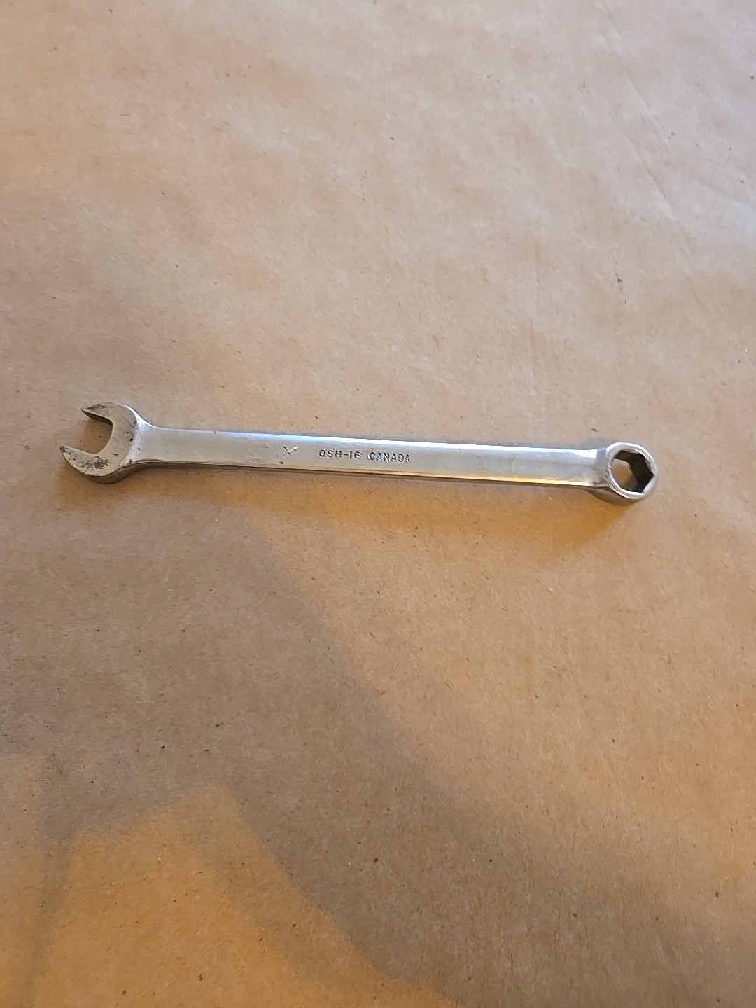 Snap On 1/2″ 6PT SAE Chrome Combination Wrench Canada OSH-16