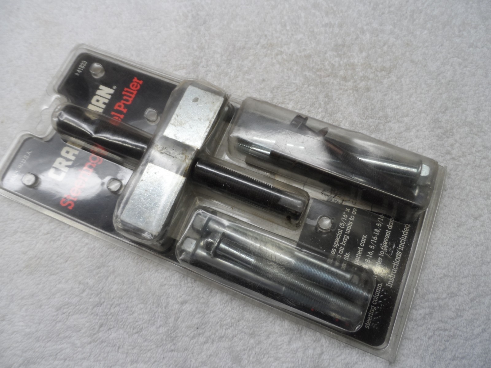 Craftsman Steering Wheel Puller, made in USA – Part # 41833 («used»)