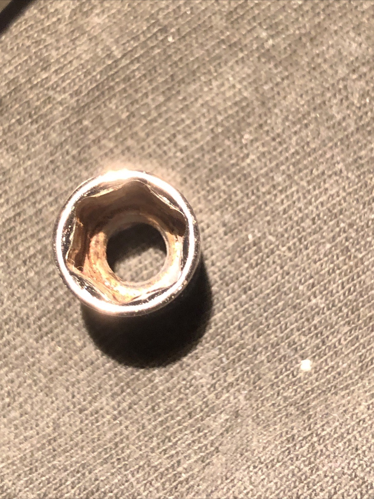 9mm CRAFTSMAN USA V-43507 6-pt 1/4-in Dr Shallow Socket