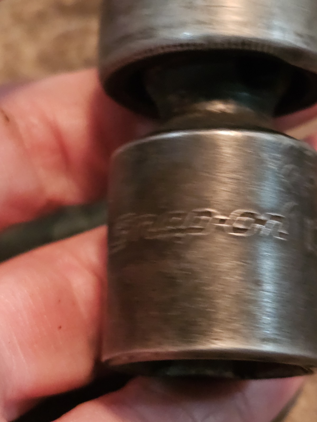 2 Snapon 1/2″ Drive 6Pt SAE 13/16 5/8 Shallow Swivel Impact Sockets IPL26 IPL20B