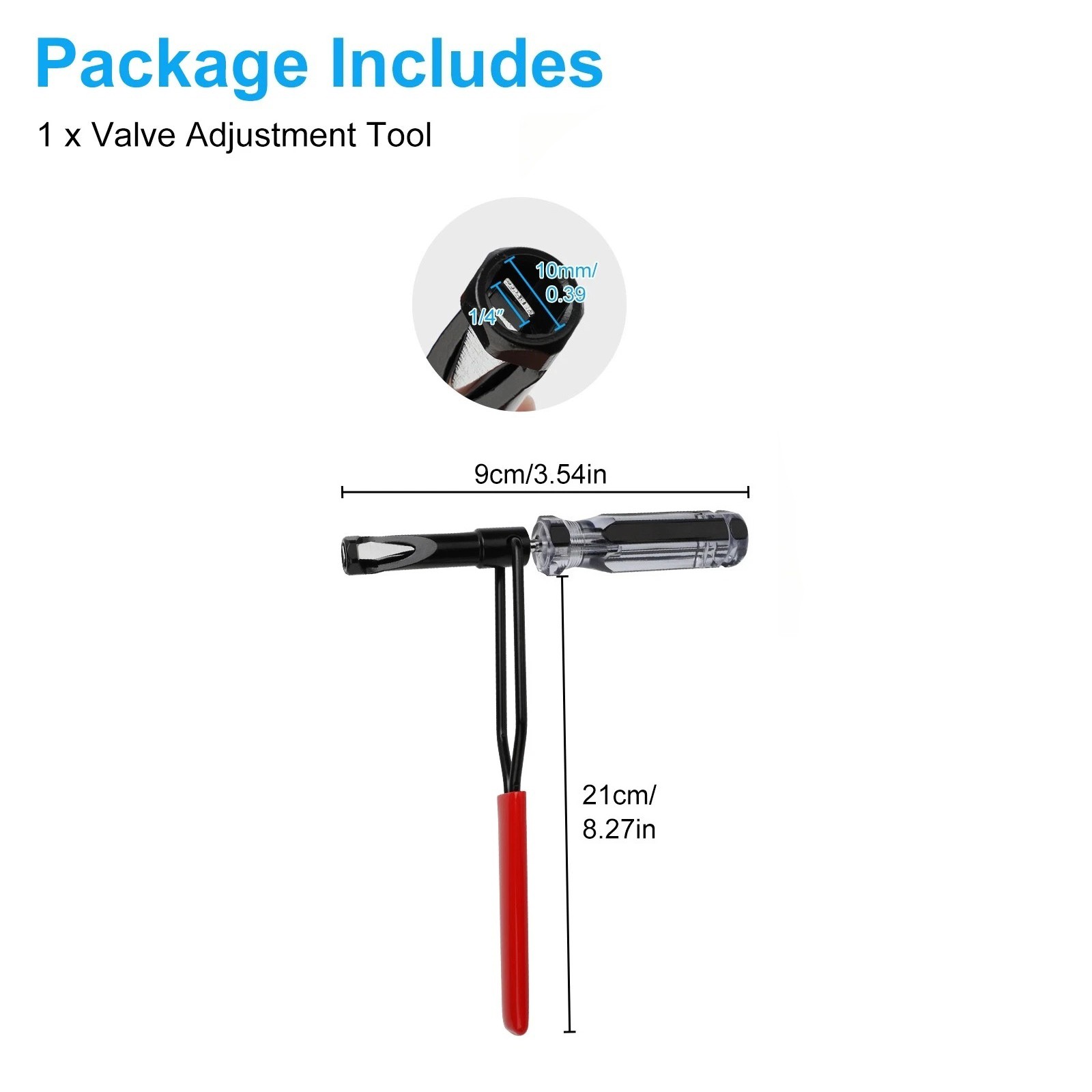 Engine Valve Adjustment Tool for 10mm Jam Nut Slotted Stud for Toyota Vehicles