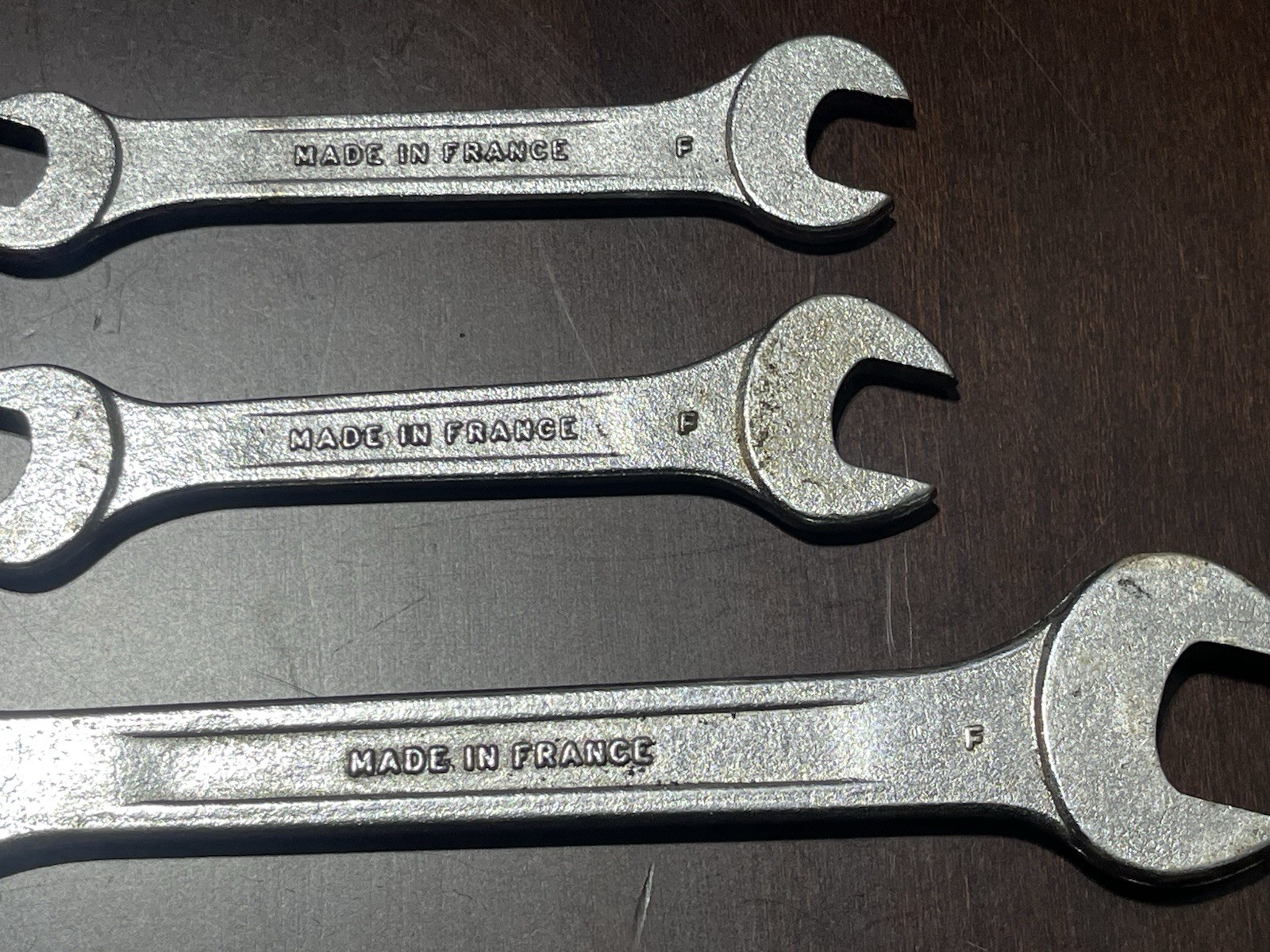 Renault Metric Wrench Lot (17 – 14, 13 – 11, 12 – 10) Made in France 1970’s