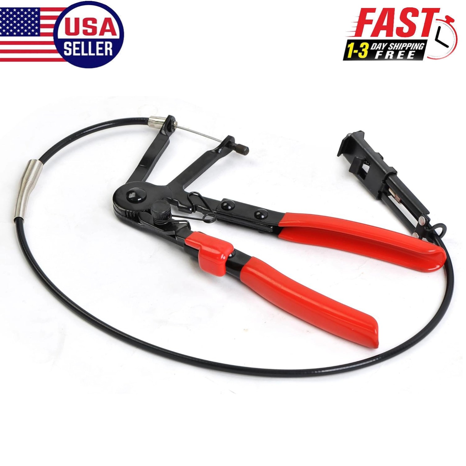 Hose Clamp Pliers 24″ Flexible Clamp Tight Wire Tool with Cable for Car Repairs