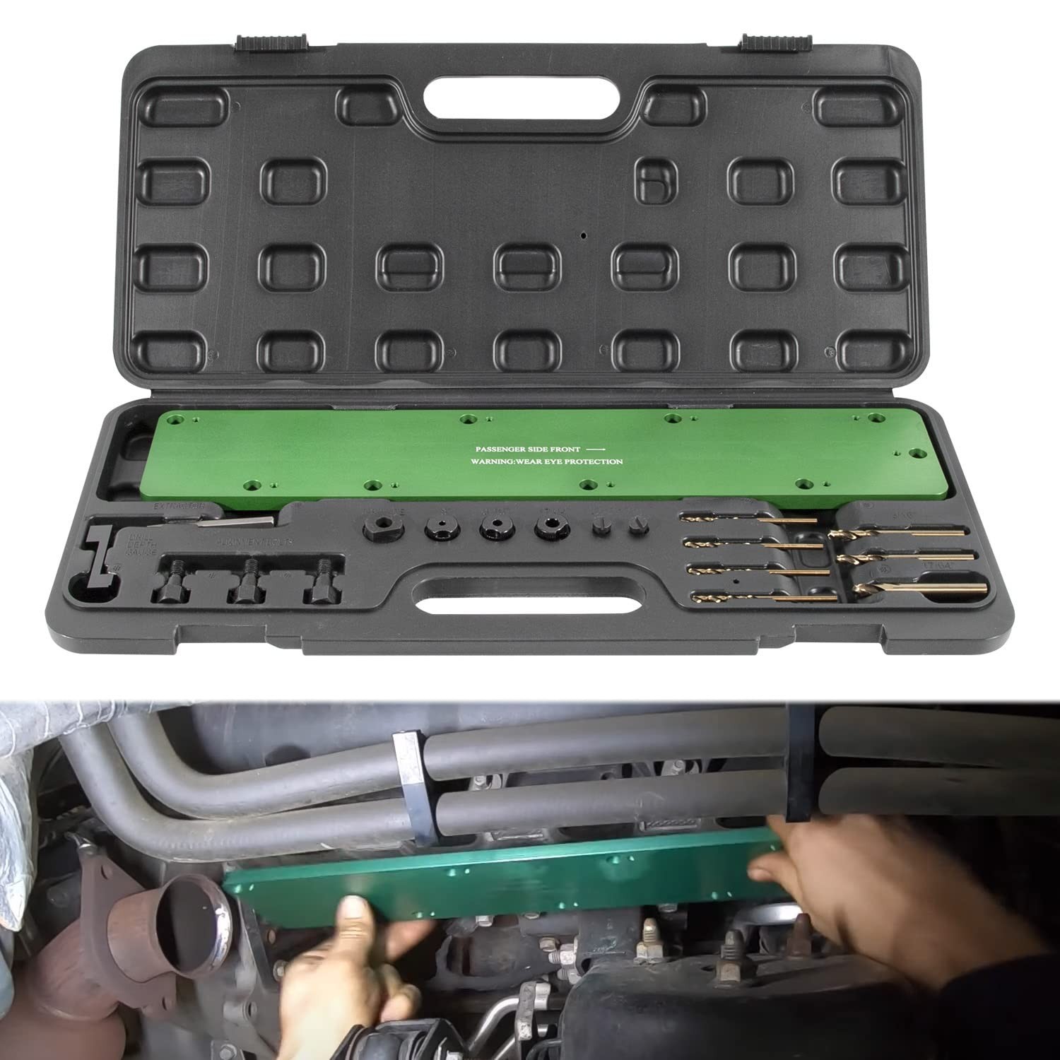 Exhaust Manifold Bolt Removal Tool Kit for Dodge 5.7L Hemi, Ram 1500, Easy Drill