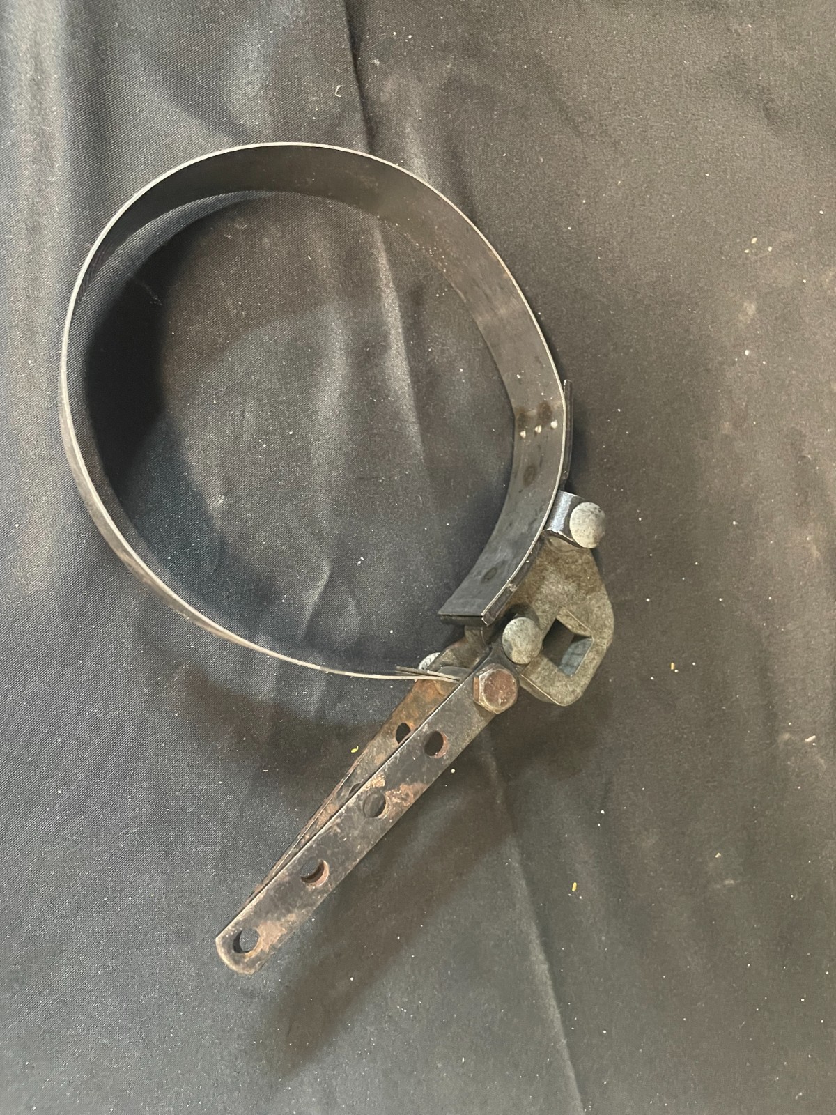 Adjustable Heavy Duty Oil Filter Band Wrench Pivoting Jaw Extension Mechanic