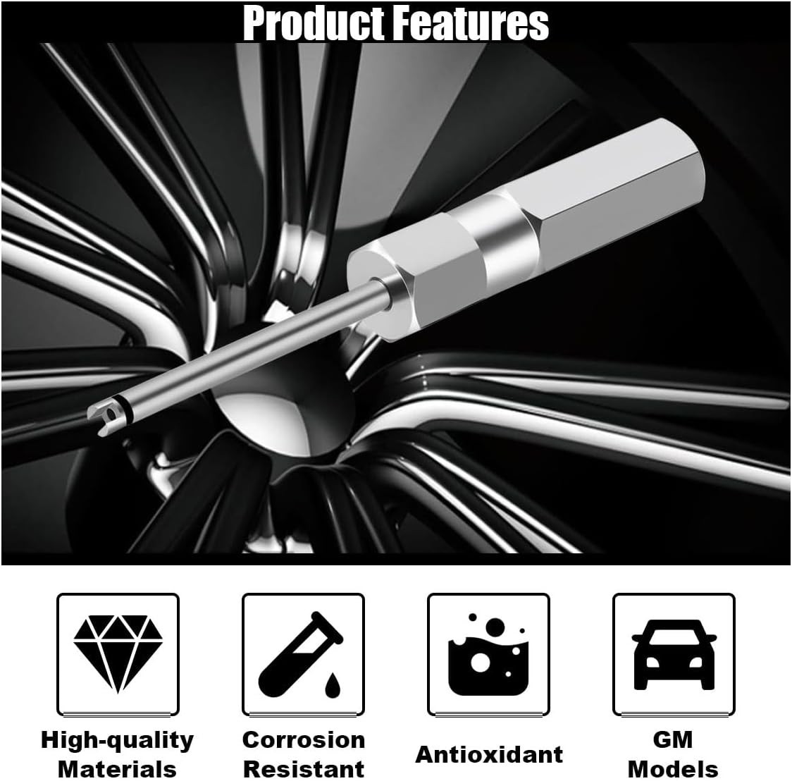 No Scratch Tire Valve Puller Tool – Essential Metal Repair Tool for Vehicles