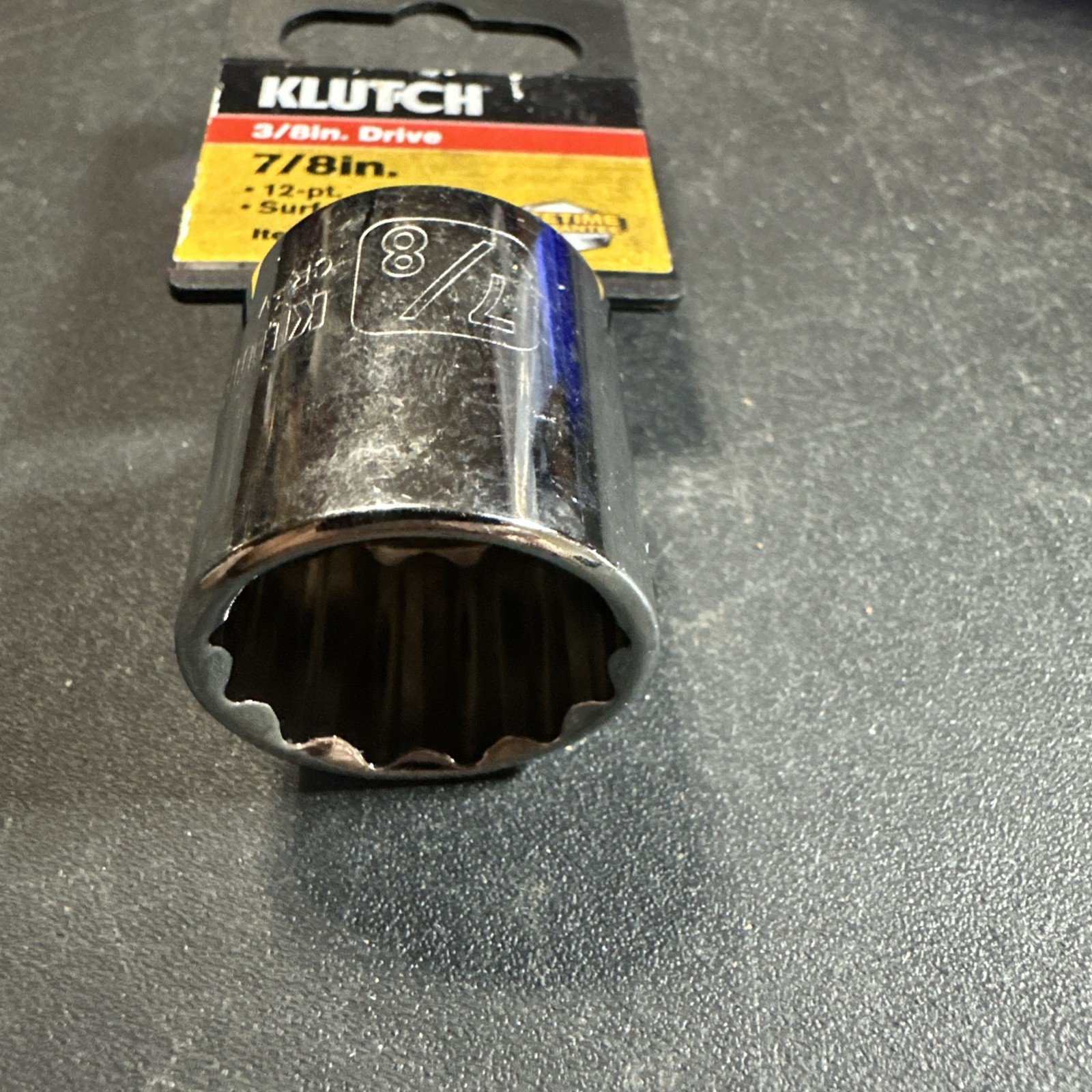 Klutch 3/8 Drive 12pt 7/8 In Sae Socket