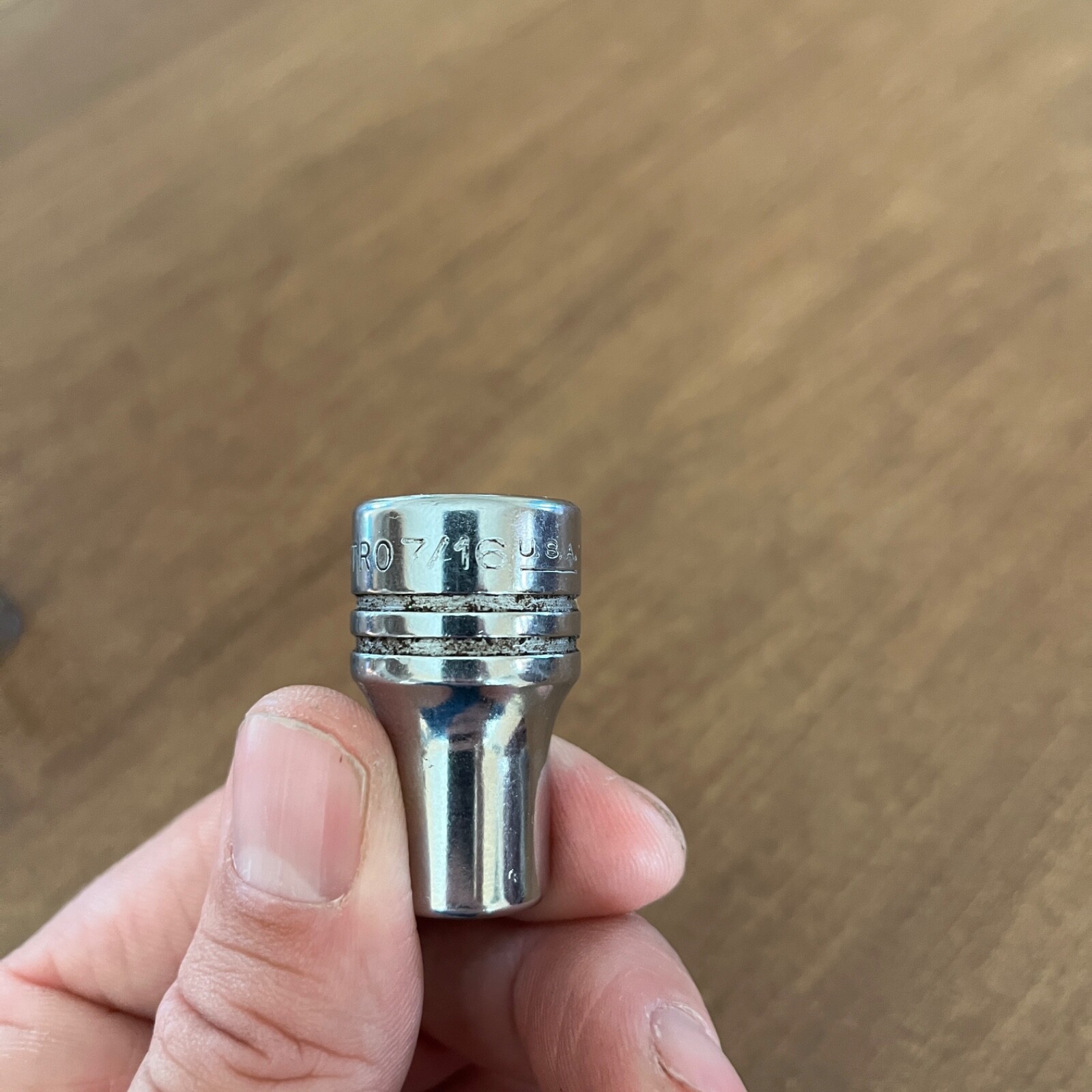 Indestro Super 9/16″ & 7/16” Shallow Chrome Socket 1/2″ Drive 1218 set of 3