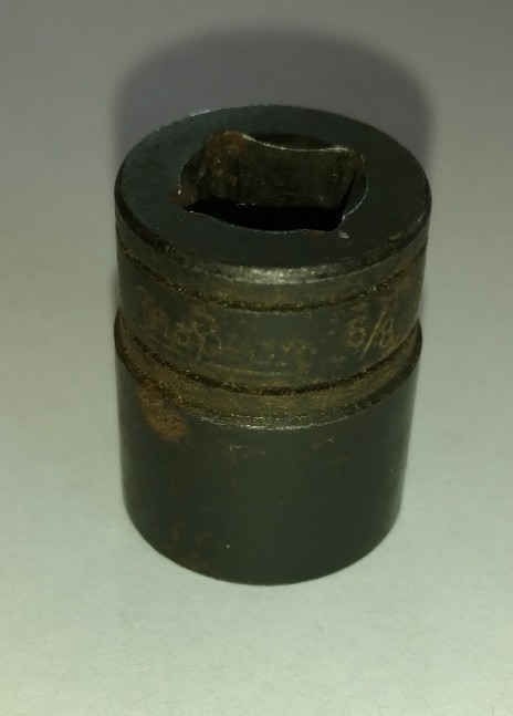 Snap On Tool GFS201 3/8 Drive SAE 6-Point 5/8″ Flank Drive Shallow Socket Impact