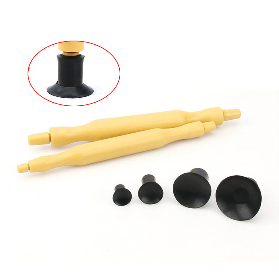 2pcs Large+Small Grip Valve Grinding Stick Lapping Tool Suction Cup Lap Sticks