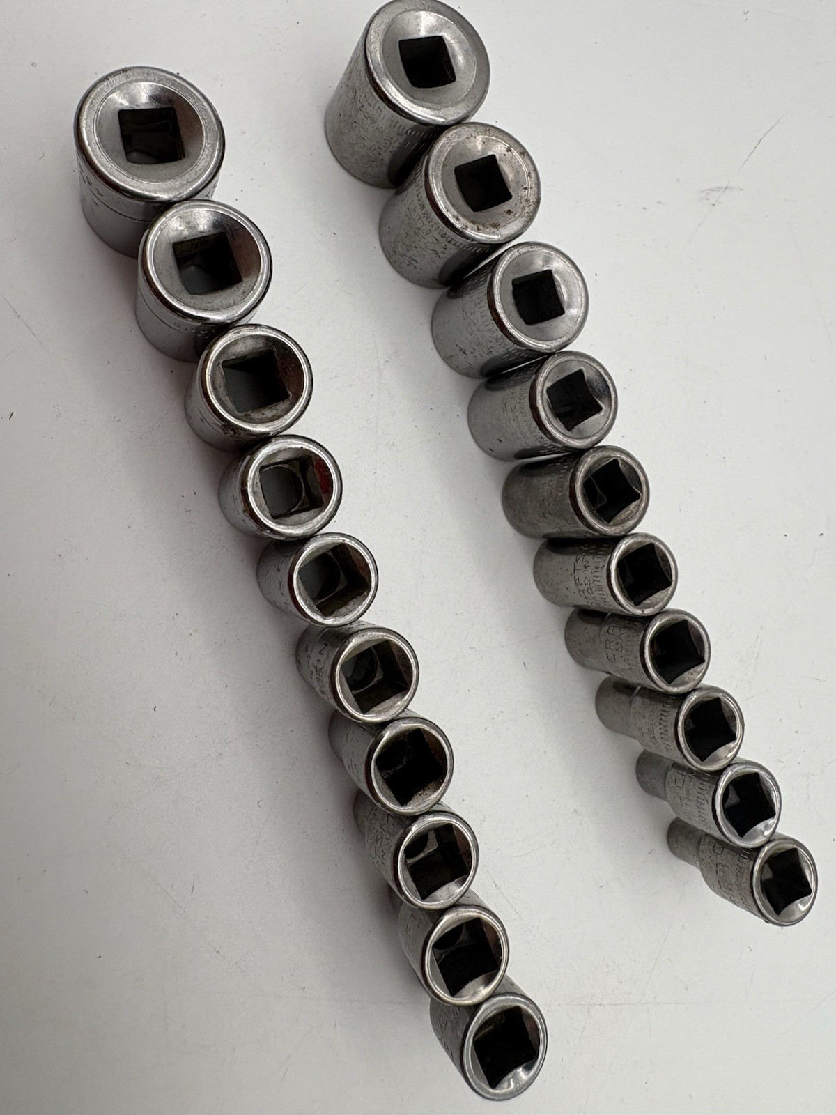 Craftsman G Series SAE & Metric 1/4″ Drive Sockets, 6 Point, 4MM-13MM, 5/32-1/2”
