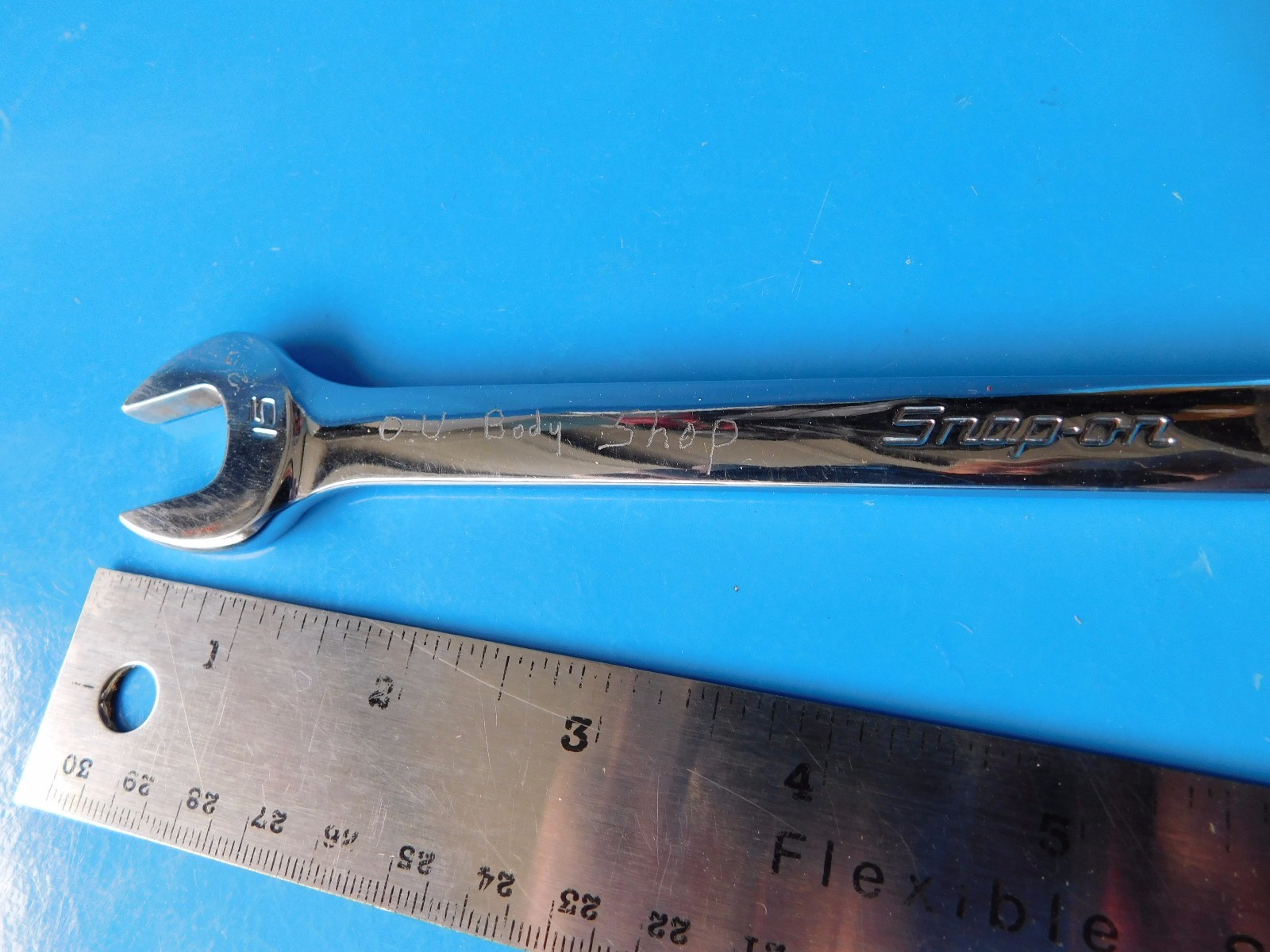 USED, SNAP ON TOOLS ( 15 MM ) OPEN END WRENCH, PART #OEXM150A