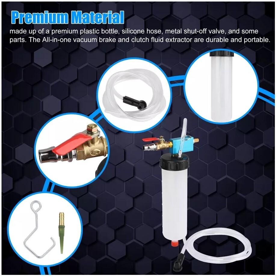 300ML Durable Car Auto Vacuum Brake Bleeder Tank Fluid Oil Change Pump Tool 1 PC