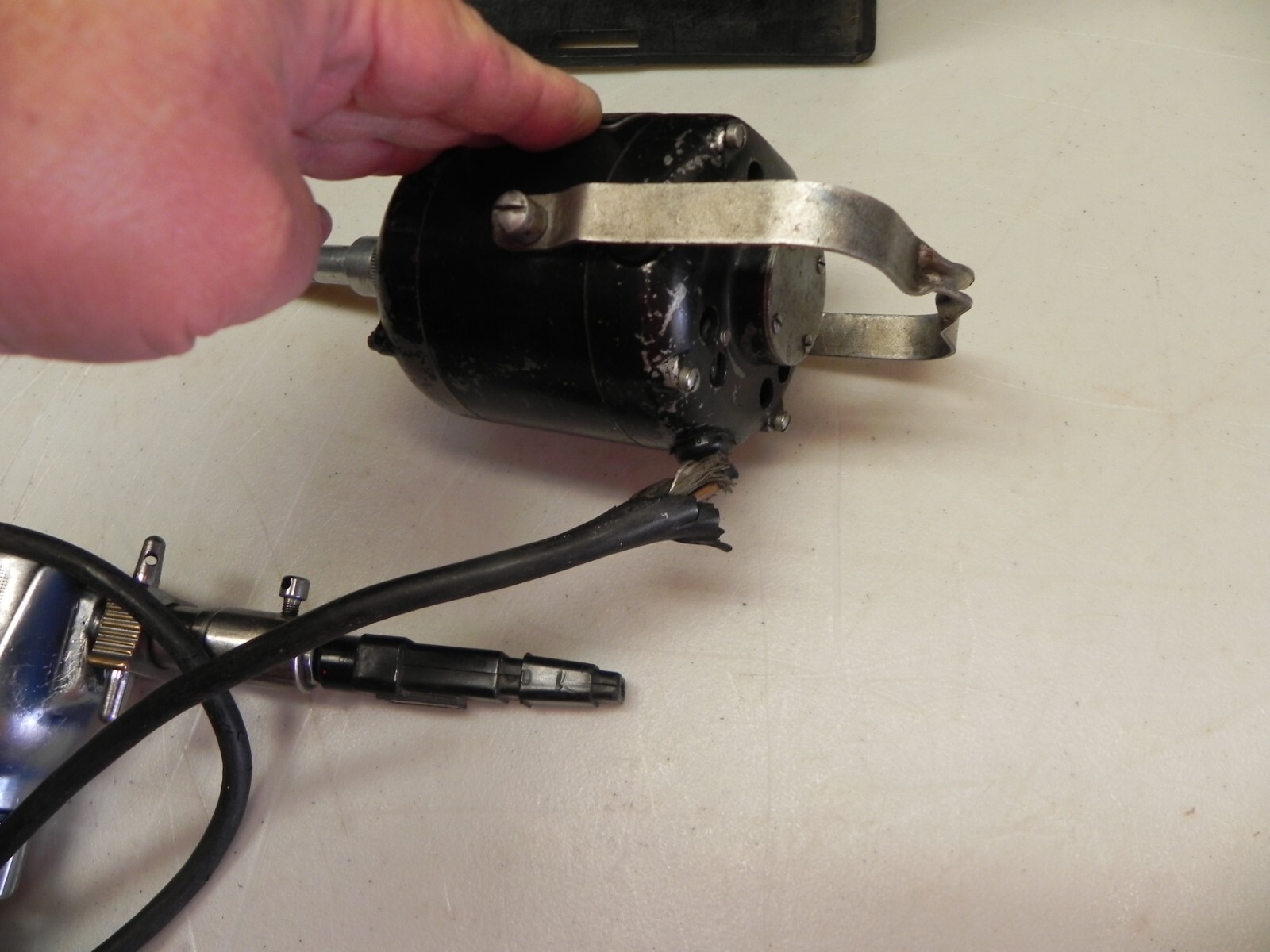 Diprofil Gun Tool Polishing Filing Machine Sweden w/Misc. Tools and Parts