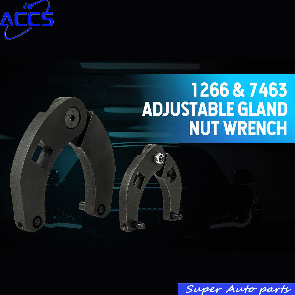 Adjustable Gland Nut Wrench 1266 & 7463 Spanner Tool Kit for Hydraulic Cylinder
