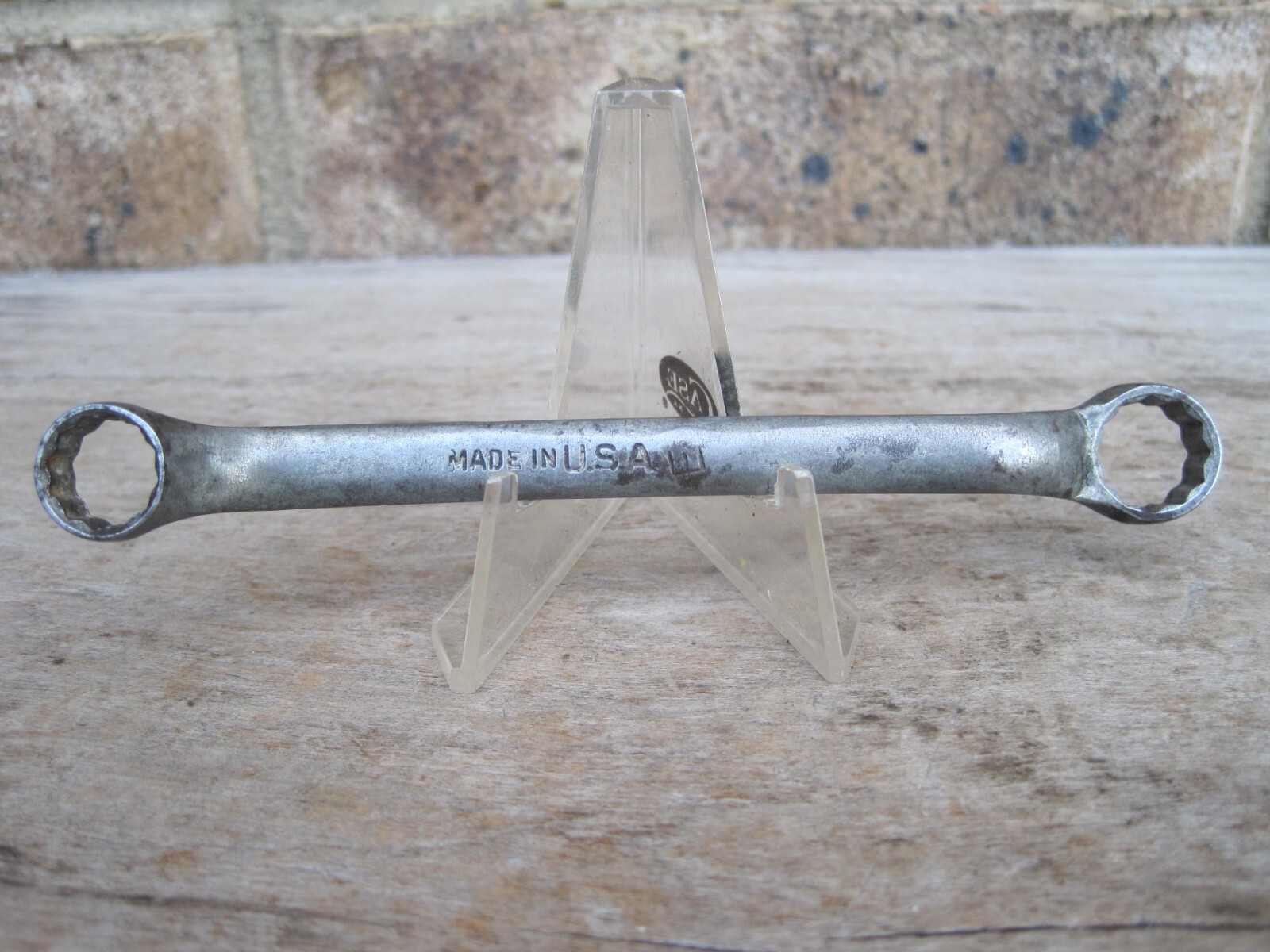 VINTAGE Blue Point Tools XS-1214 3/8″ x 7/1″ 12 PT Offset Double Box End Wrench