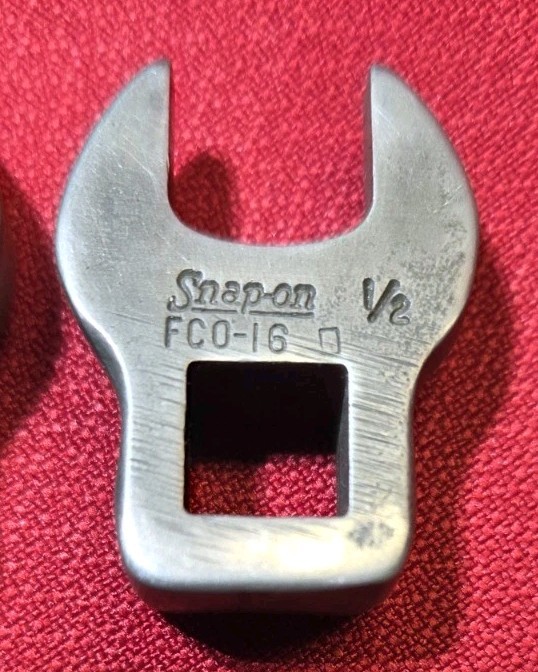 (3) Snap-On 3/8″ Drive Crowfoot Wrenches 3/4″, 9/16″, 1/2″ FCO 24, 18, 16 1960