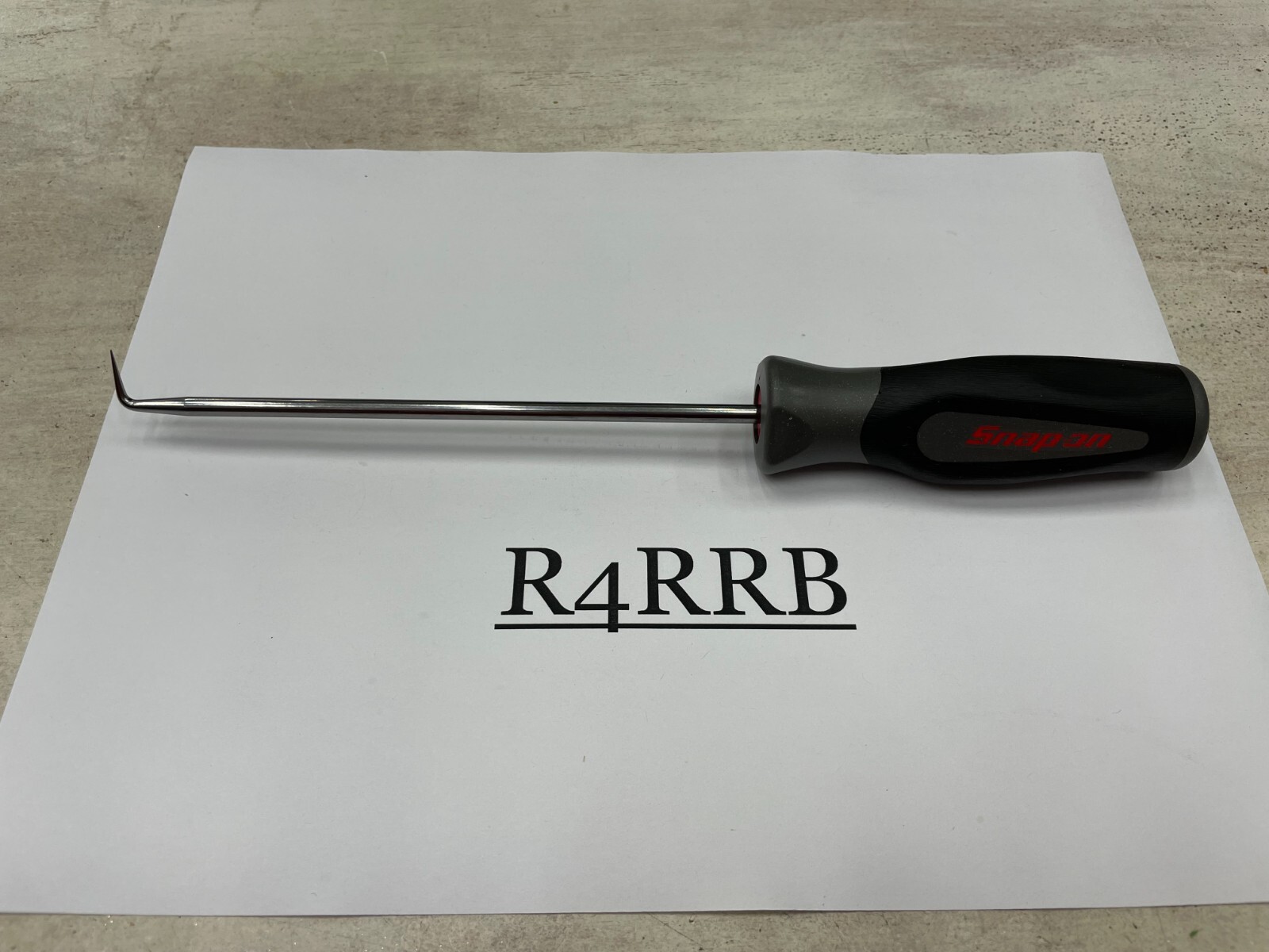 Snap-on Tools NEW DARK TITANIUM Instinct Soft Grip Long HD Pick SGL6ASH90BDT