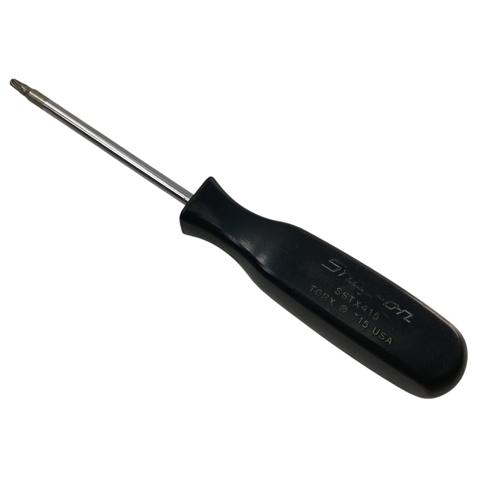 Snap On Tool SSTX415 T15 TORX Screwdriver Standard Black Hard Plastic Handle USA