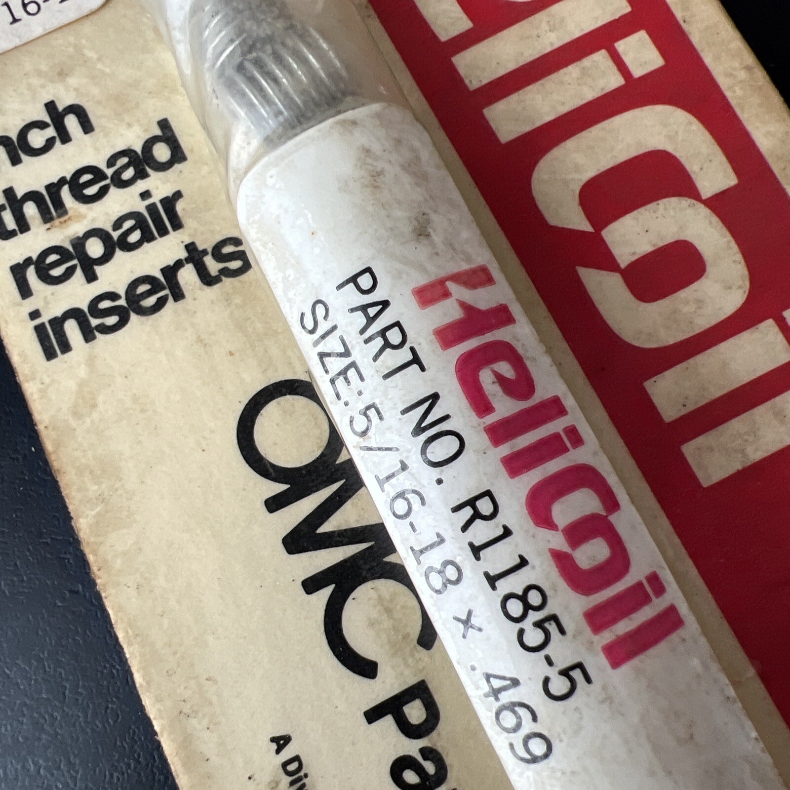 R1185 -10 5/8 -11 Inch HeliCoil Thread Repair Inserts Quanity 12