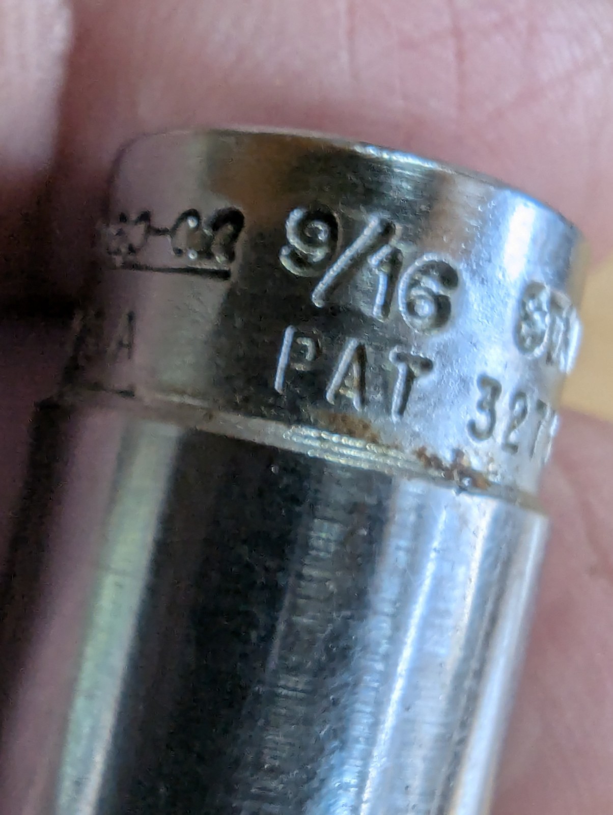 Snap On Tools 7/16″ & 9/16 1/4″ Drive Deepwell Chrome Socket 6 point STM14 STM18