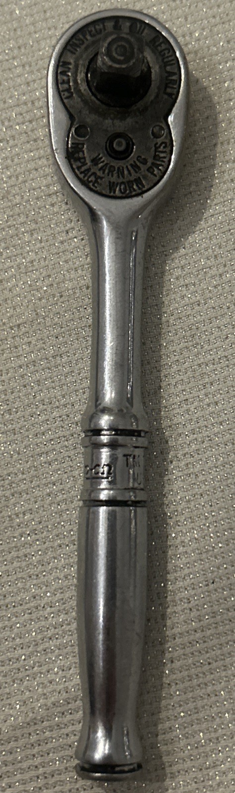 Snap-On Tools 1/4″ Drive Chrome Ratchet TM70B USA