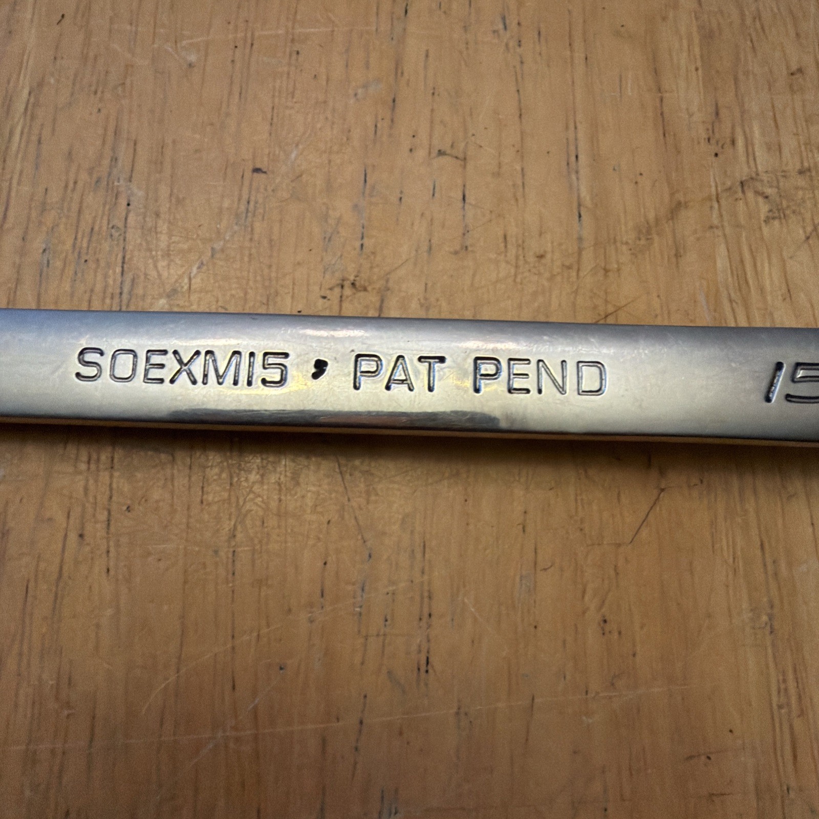 Snap-On Tools SOEXM15 15mm Metric 12 Point Flank Drive Plus Combination Wrench