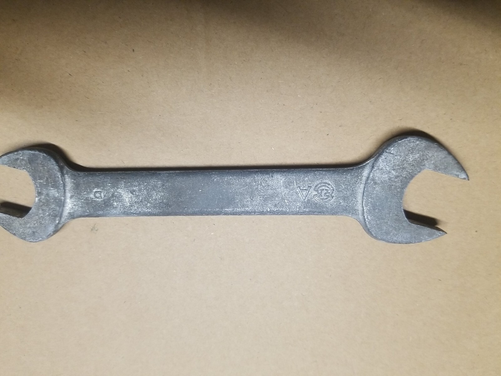 Vintage Honda Motors (HM) combination Open End Wrench 17/19mm RK A