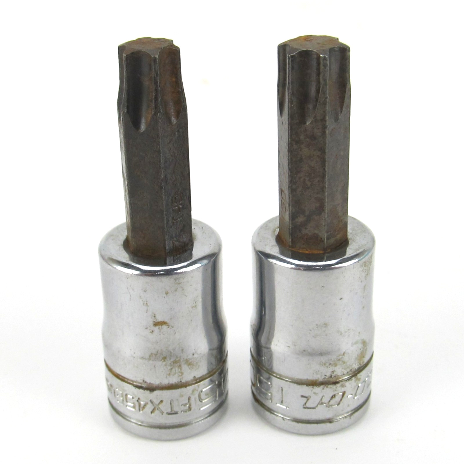 Snap-on 3/8″ Drive T45 T50 Torx Bit Socket Driver FTX45E FTX50E USA