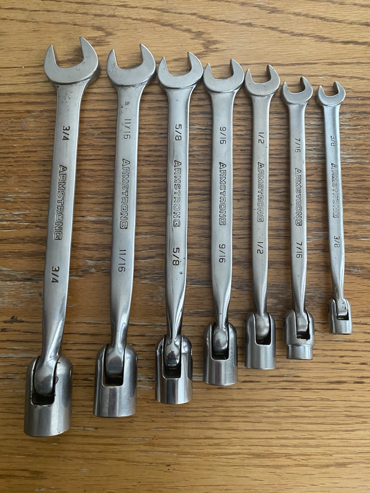 7 Armstrong USA Swivel Head Flex Wrenches