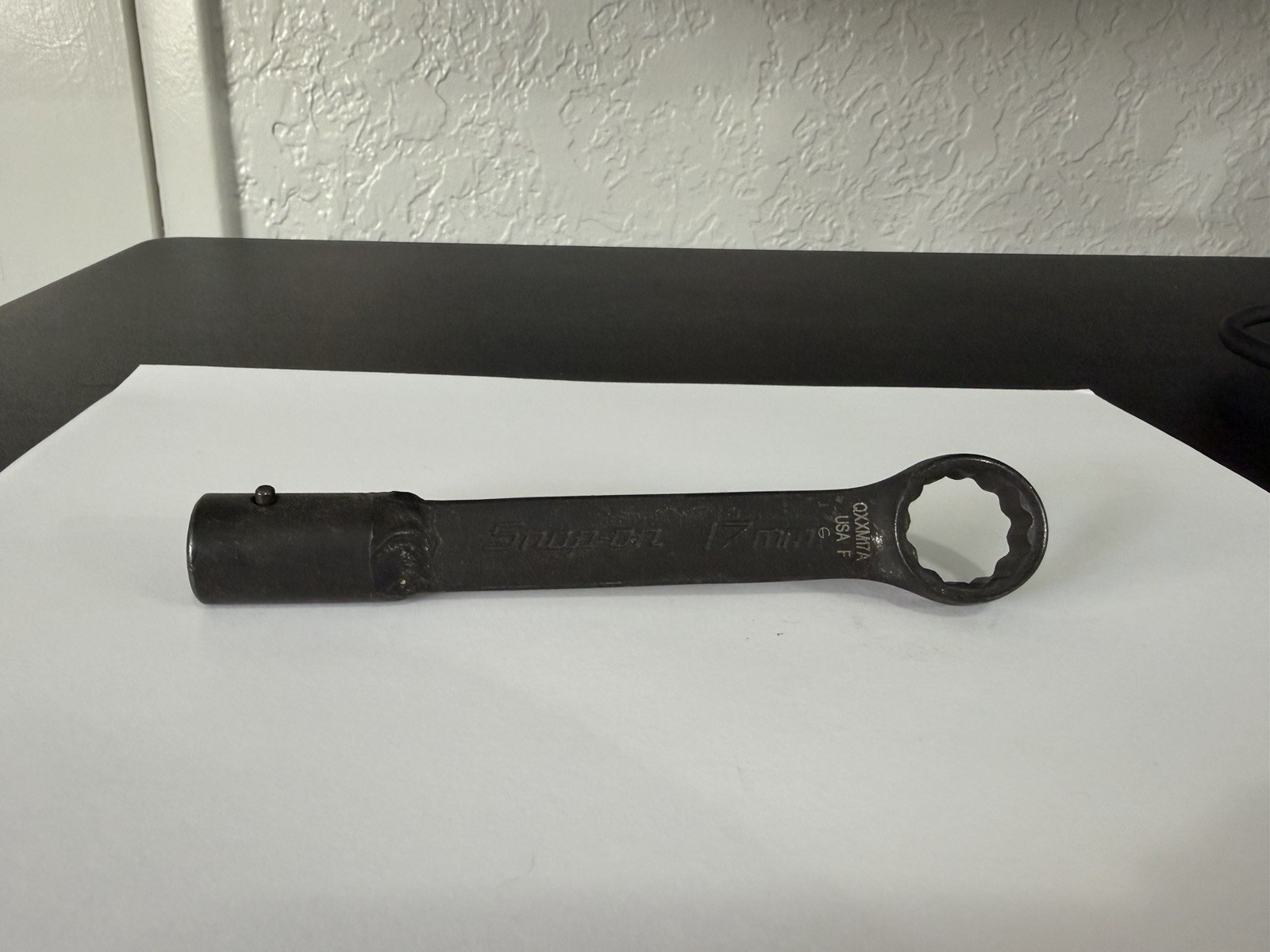 Snap On 17mm Square Drive 12-Point Box End 15° Offset Head X-Shank QXXM17A