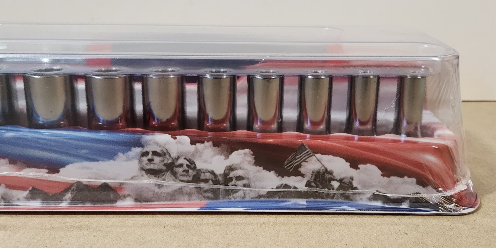 Snap On 250th American Anniversary 3/8″ Stars Ratchet & Metric Sockets 8-19mm
