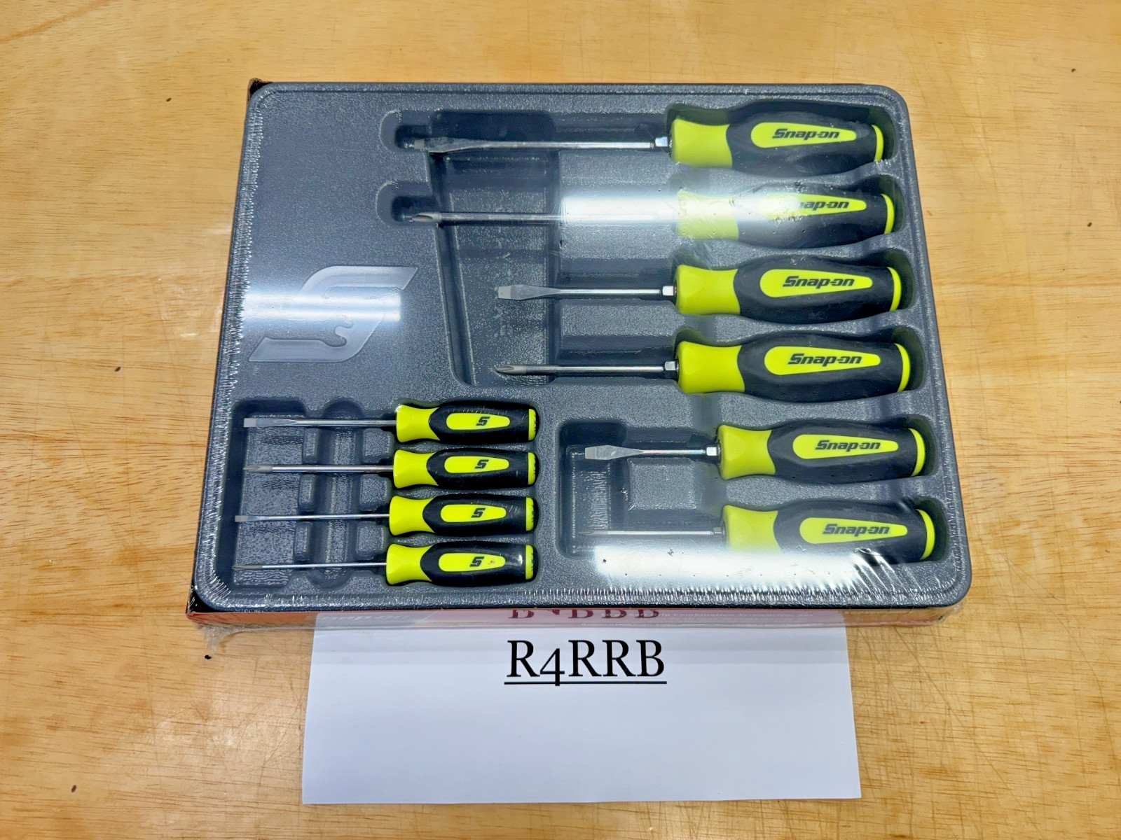 Snap-on Tools USA NEW 10pc HIVIZ Soft Grip Phillips & Flat Head Screwdriver Sets