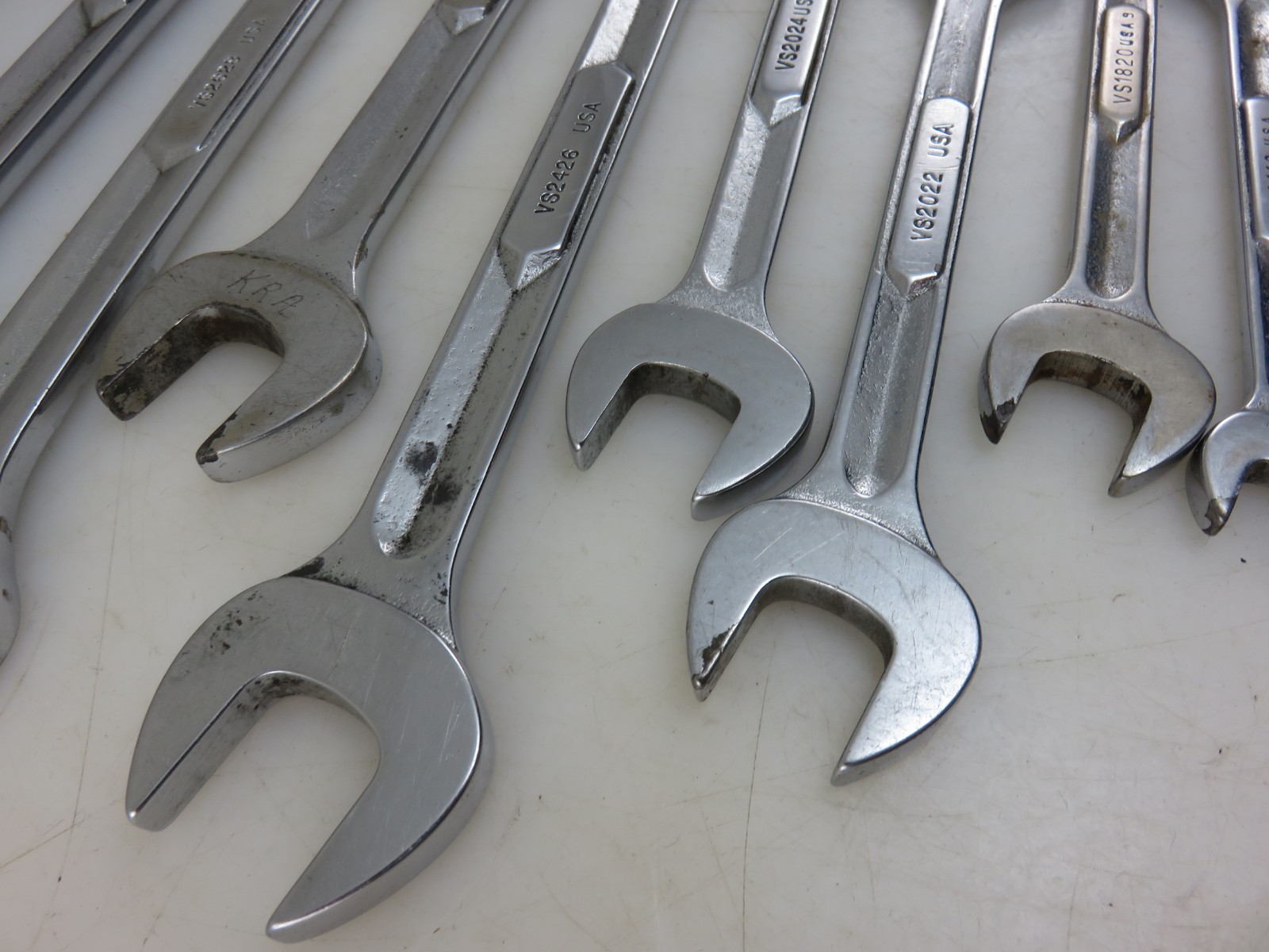 Snap-On VS Series Open End Wrench Set 11pc 1/4″-15/16″ Vintage