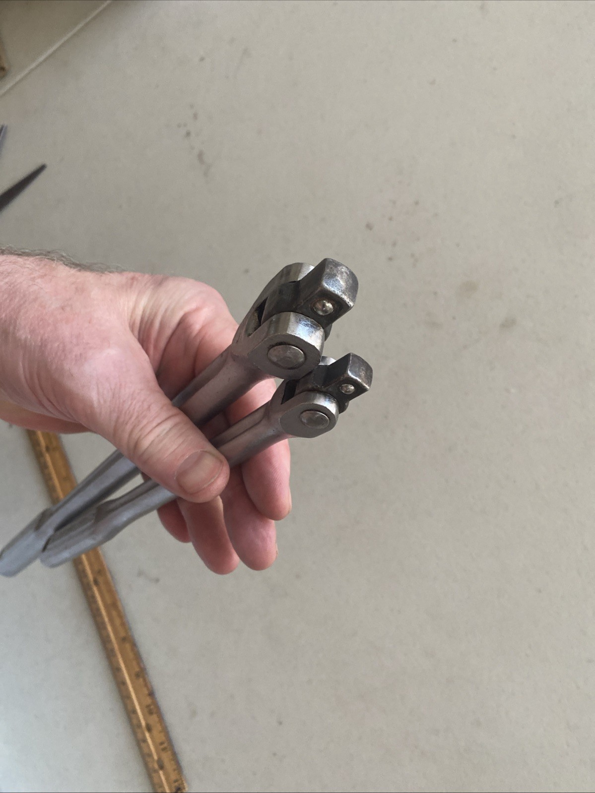 2pc.VINTAGE CRAFTSMAN =V= 1/2 15” & 3/8 Breaker Bars USA Clean Examples