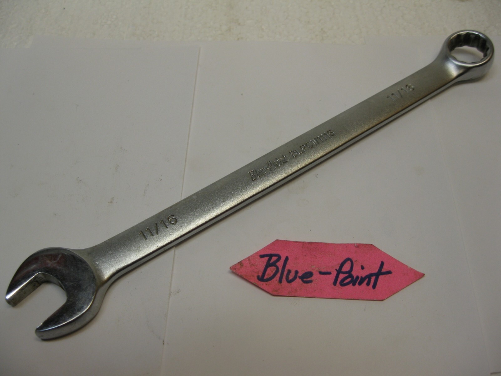 Blue Point tools 11/16 SAE Combination Wrench BLPCW1116 Nice!