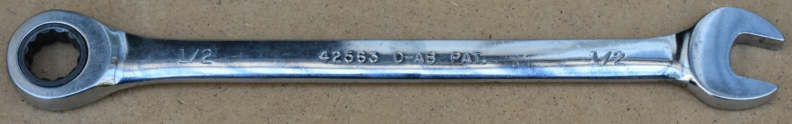 CRAFTSMAN TOOLS 42563, 1/2″ SAE, 12-POINT, OPEN/BOX END RATCHETING WRENCH