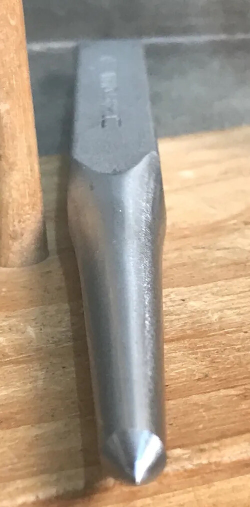 Craftsman Vintage 69 Cents 1/2” Pointed Prick Punch 5 3/4” Made in USA LN 2 Line