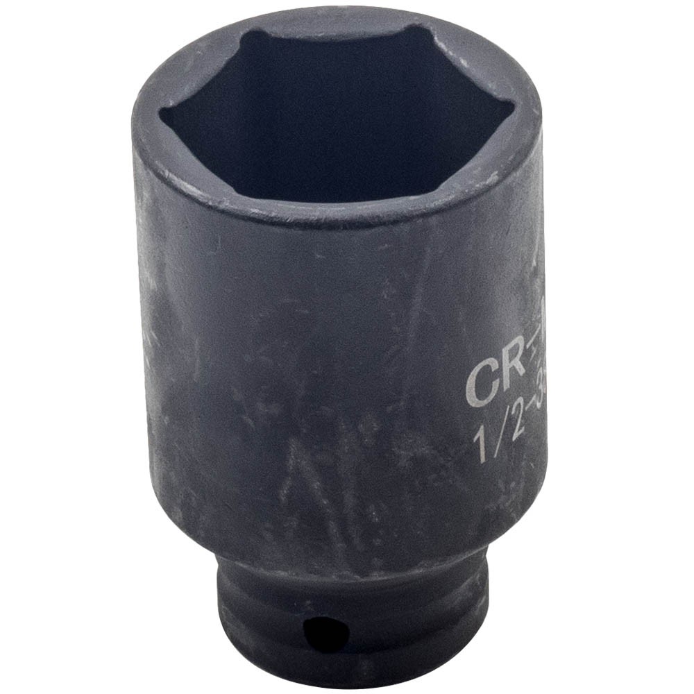 30mm 32mm 34mm 35mm 36mm 5pcs 1/2» Deep Spindle Axle Nut Socket Set 6 Point