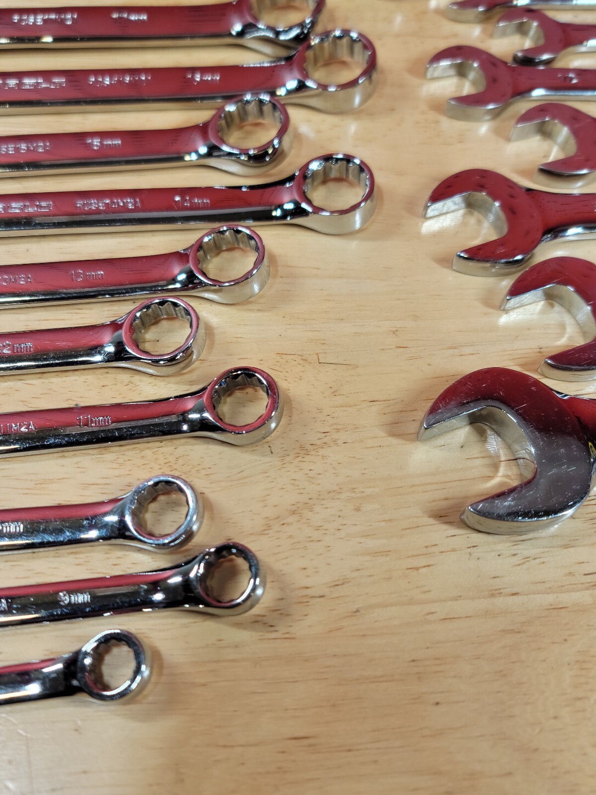 Silver Eagle RCSE 21-Piece MM & SAE Standard Wrench Set 8-19mm & 1/4″-3/4″