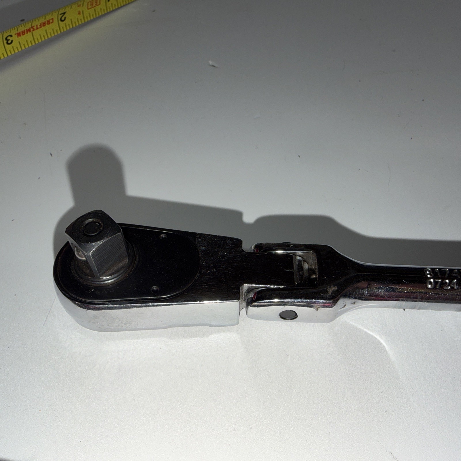 Kobalt 81747 3/8″ Drive Flex Head 90 Tooth 11″ Long Full Polish Ratchet used