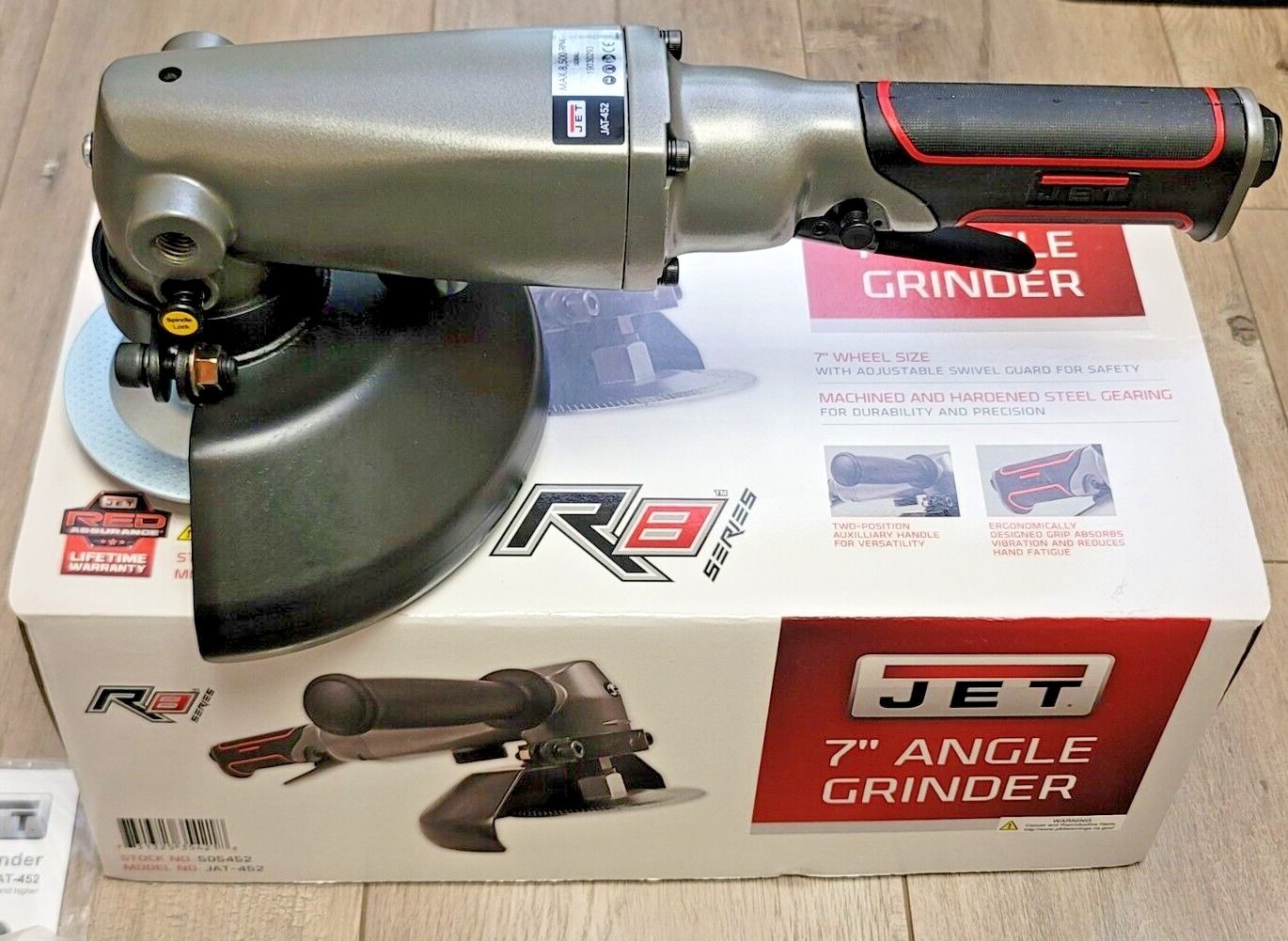 New 7″ Heavy Duty R8 Series Air Angle Grinder #505452